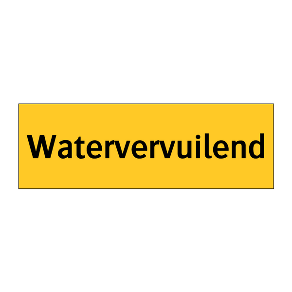 Watervervuilend