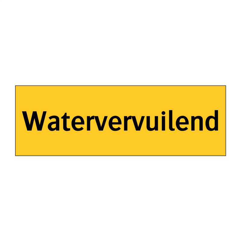 Watervervuilend