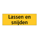 Lassen en snijden