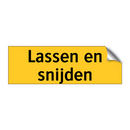 Lassen en snijden