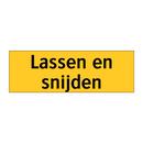 Lassen en snijden