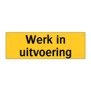Werk in uitvoering