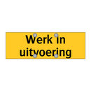 Werk in uitvoering