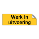 Werk in uitvoering