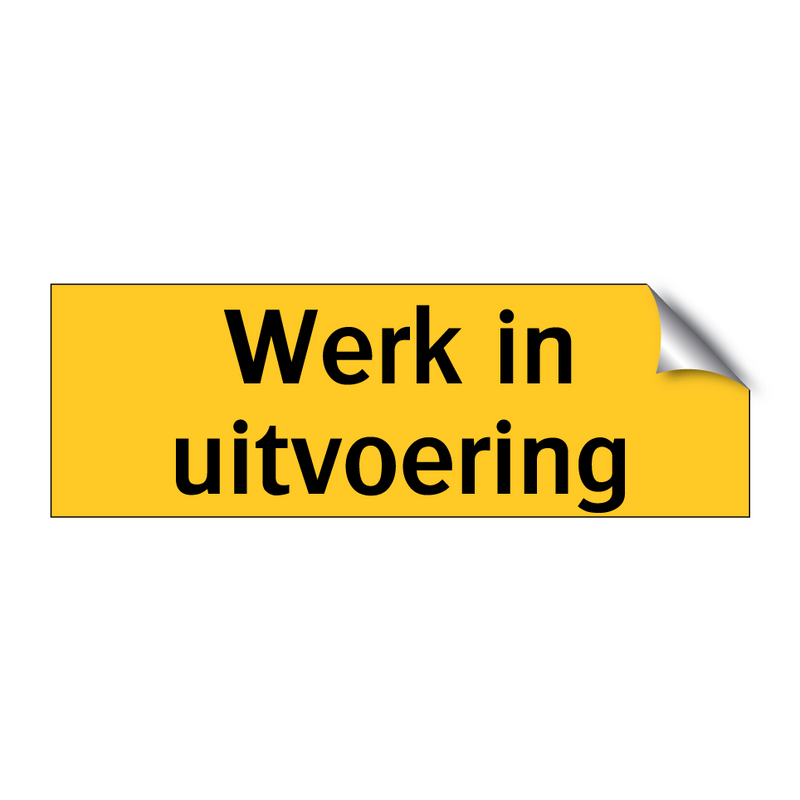 Werk in uitvoering
