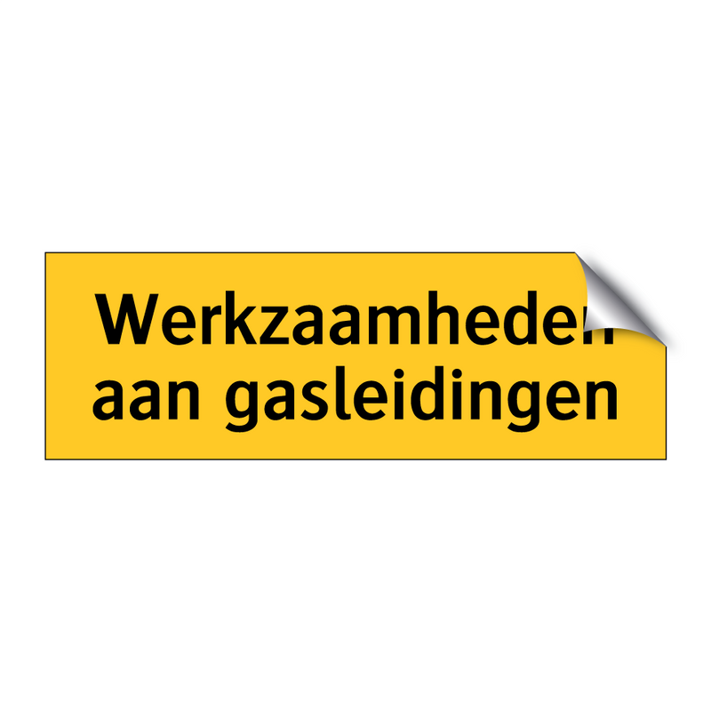 Werkzaamheden aan gasleidingen