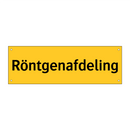 Röntgenafdeling