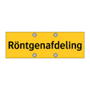 Röntgenafdeling