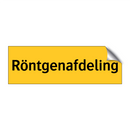 Röntgenafdeling