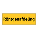 Röntgenafdeling