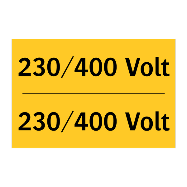 230/400 Volt