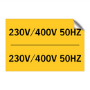 230V/400V 50HZ