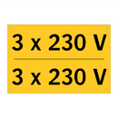 3 x 230 V