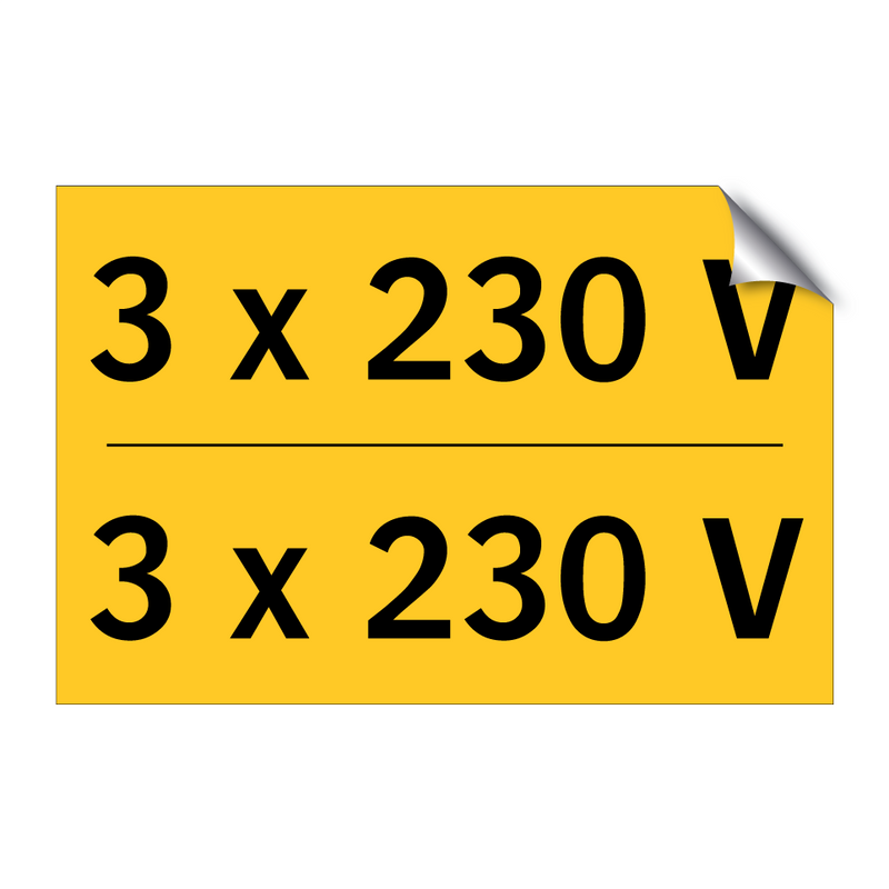 3 x 230 V