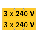 3 x 240 V
