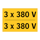 3 x 380 V