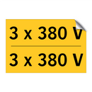 3 x 380 V