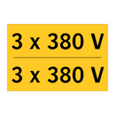 3 x 380 V