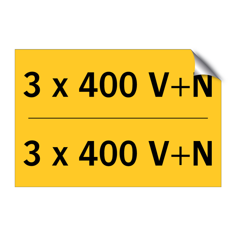 3 x 400 V+N