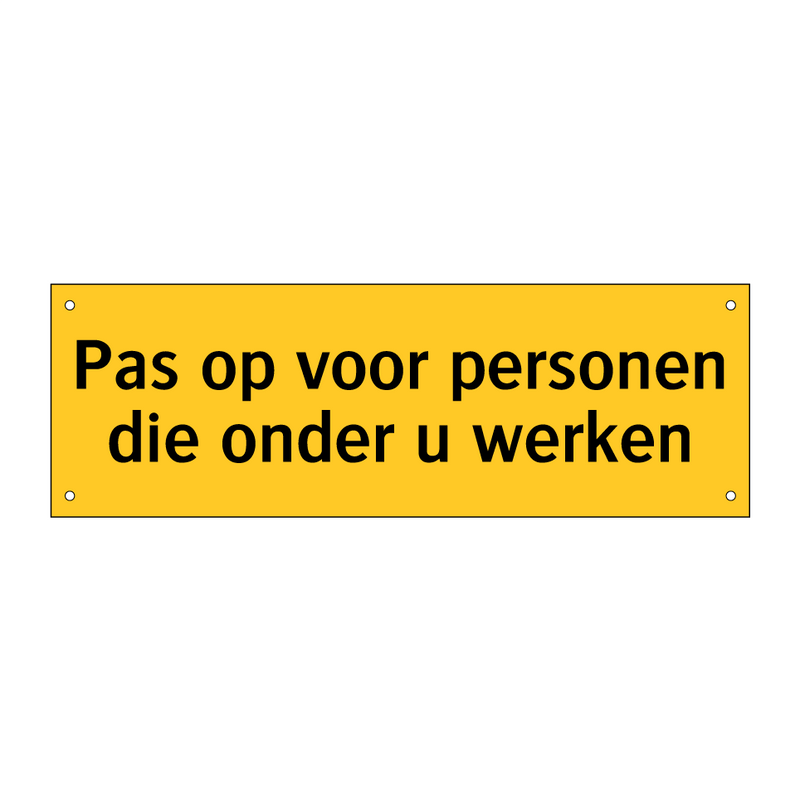 Pas op voor personen die onder u werken