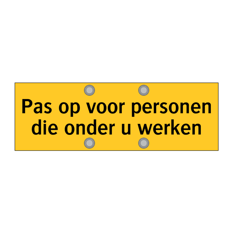 Pas op voor personen die onder u werken
