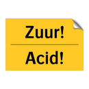 Zuur! - Acid!