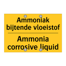 Ammoniak bijtende vloeistof - Ammonia corrosive liquid