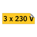 3 x 230 V