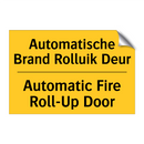 Automatische Brand Rolluik Deur - Automatic Fire Roll-Up Door