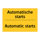 Automatische starts - Automatic starts