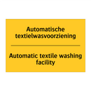 Automatische textielwasvoorziening - Automatic textile washing facility