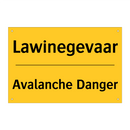 Lawinegevaar - Avalanche Danger