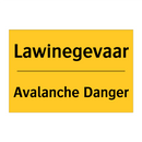 Lawinegevaar - Avalanche Danger