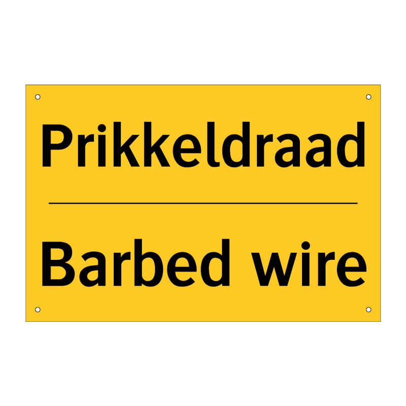 Prikkeldraad - Barbed wire