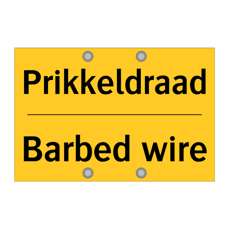 Prikkeldraad - Barbed wire