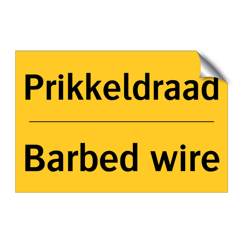 Prikkeldraad - Barbed wire