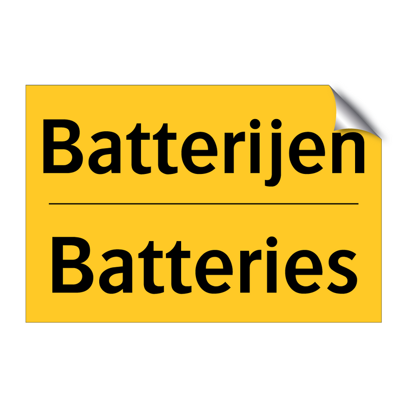 Batterijen - Batteries