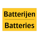 Batterijen - Batteries