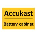Accukast - Battery cabinet