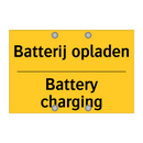 Batterij opladen - Battery charging