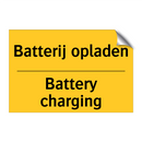 Batterij opladen - Battery charging