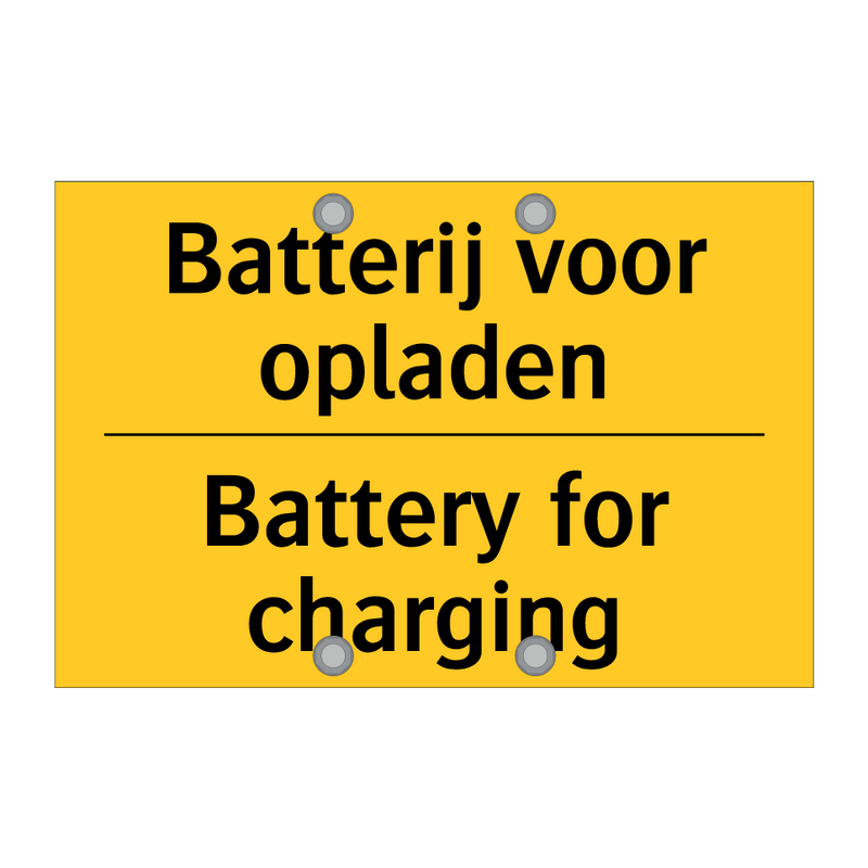 Batterij voor opladen - Battery for charging