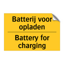 Batterij voor opladen - Battery for charging