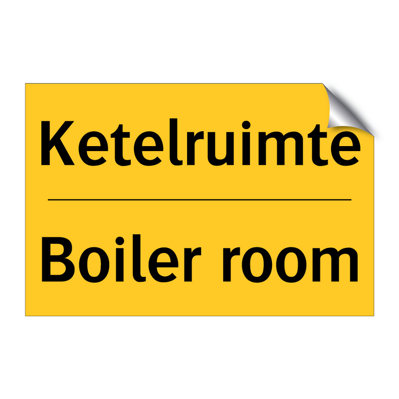 Ketelruimte - Boiler room