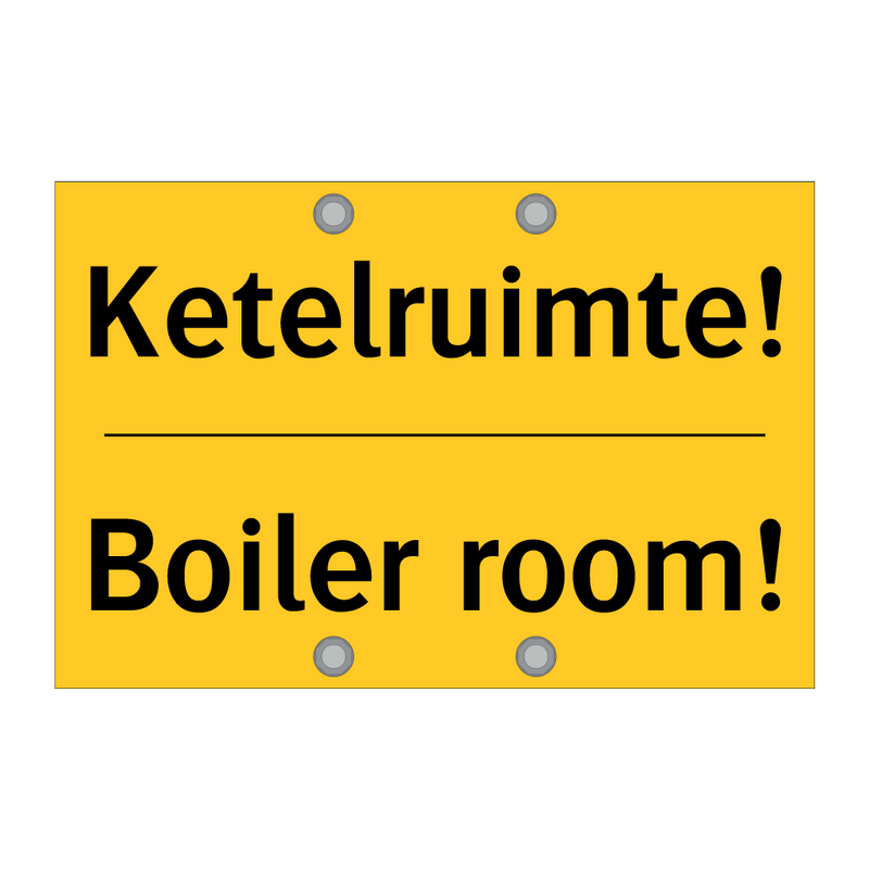 Ketelruimte! - Boiler room!