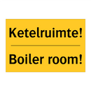 Ketelruimte! - Boiler room!