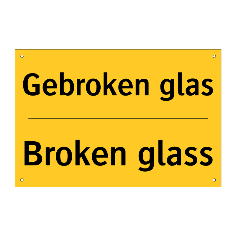 Gebroken glas - Broken glass