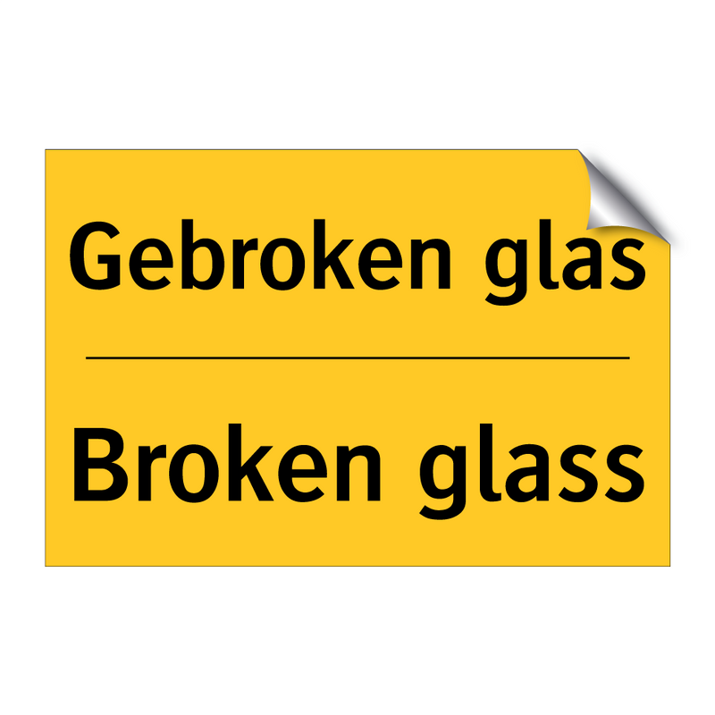 Gebroken glas - Broken glass