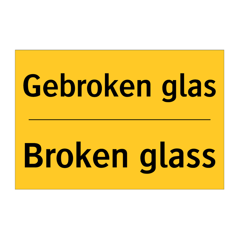 Gebroken glas - Broken glass