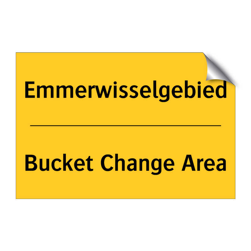 Emmerwisselgebied - Bucket Change Area